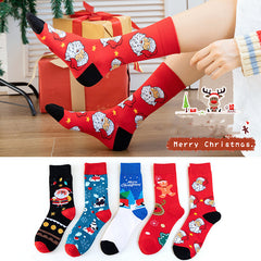 New Creative Christmas Snowman Cartoon Socks