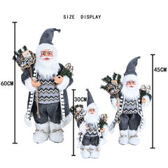 New stylish Santa Claus ornaments