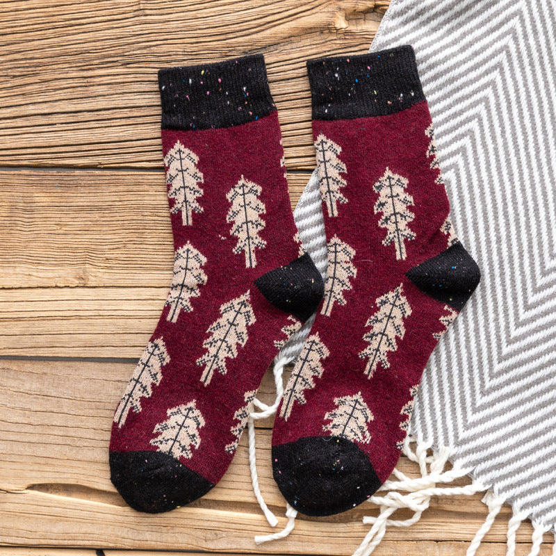 Christmas woolen socks