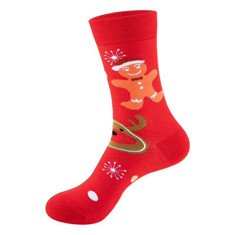 New Creative Christmas Snowman Cartoon Socks