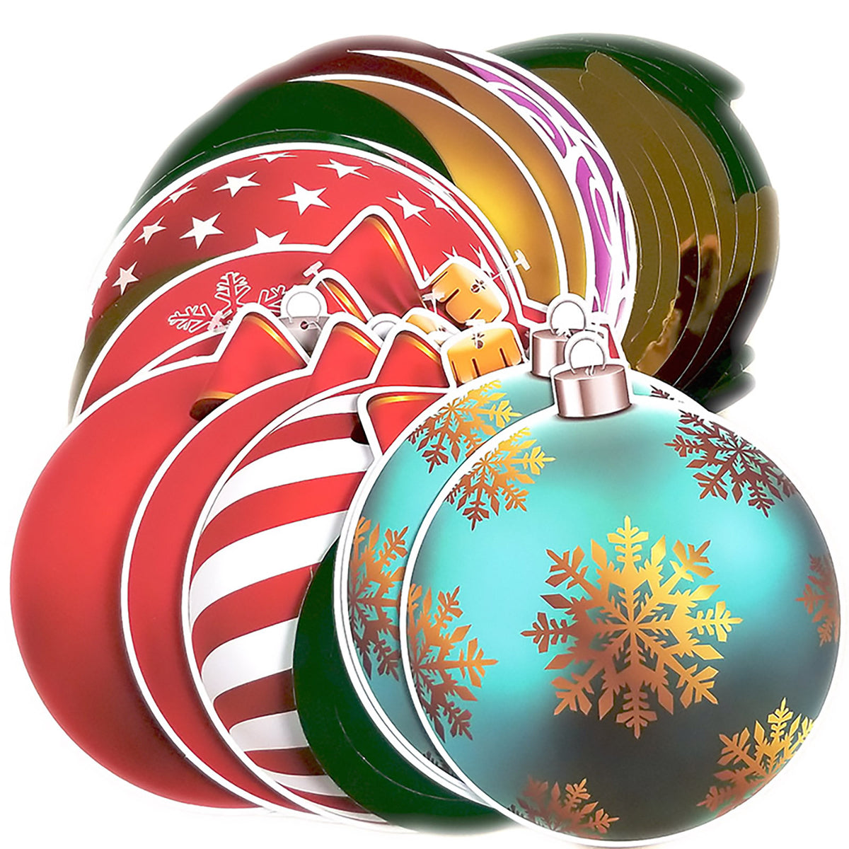 Christmas spiral ornament