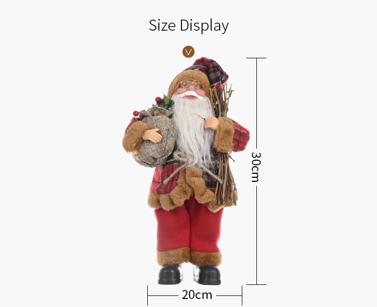 Standing Santa Claus doll