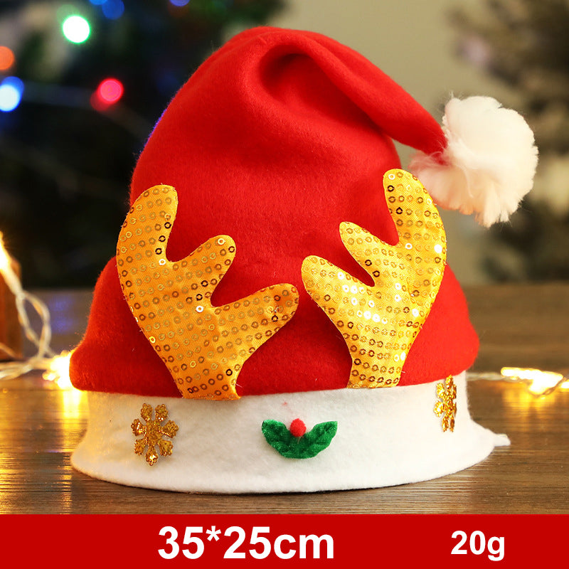 Fashion Snowman ElK Santa Claus Hats Xmas Gift Decoration