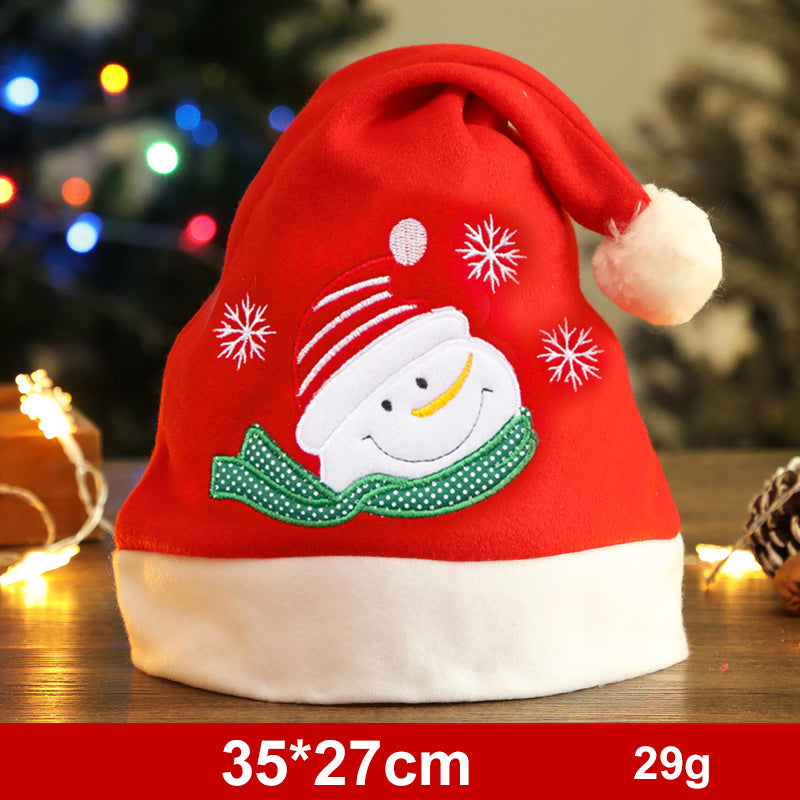 Fashion Snowman ElK Santa Claus Hats Xmas Gift Decoration