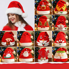 Fashion Snowman ElK Santa Claus Hats Xmas Gift Decoration