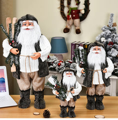 New stylish Santa Claus ornaments