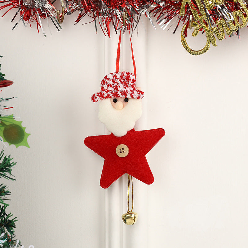 Christmas Hanging Santa Claus Bell Ornaments Decoration