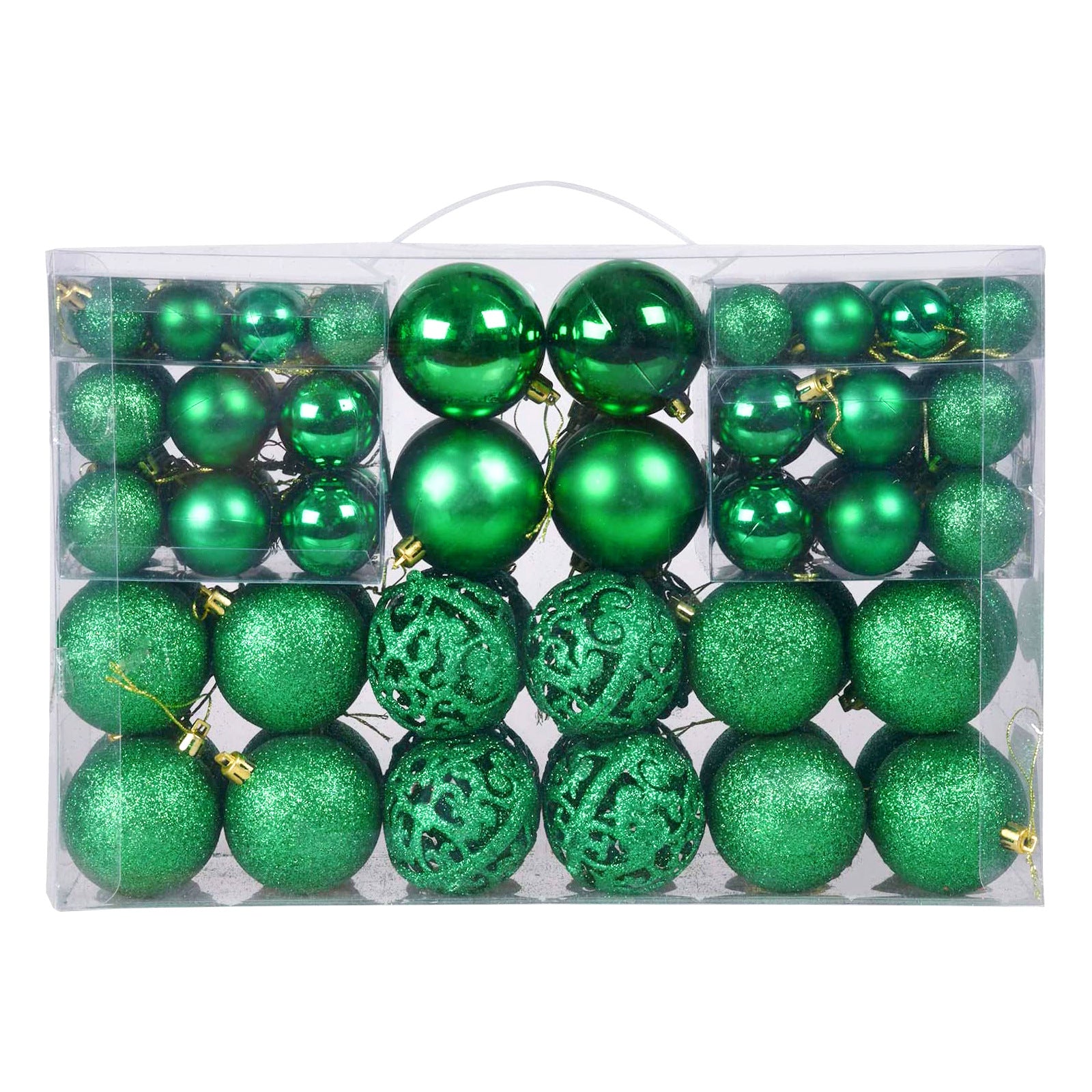 Christmas Plating Hollow Ornament Plastic Ball