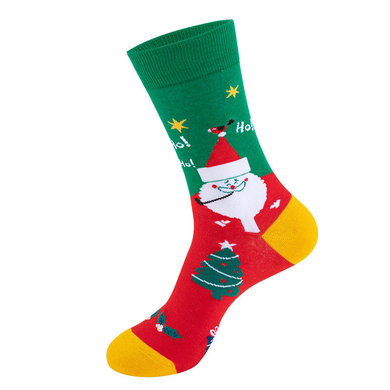 New Creative Christmas Snowman Cartoon Socks