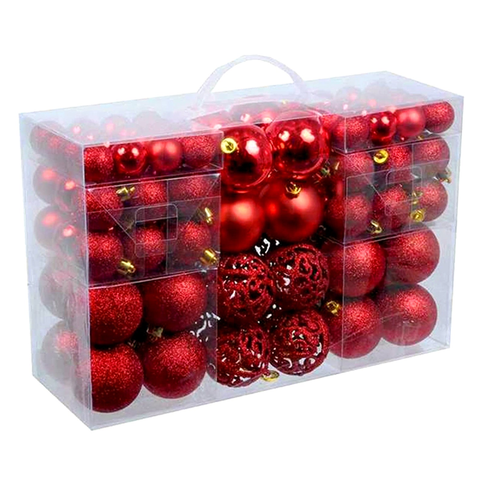 Christmas Plating Hollow Ornament Plastic Ball